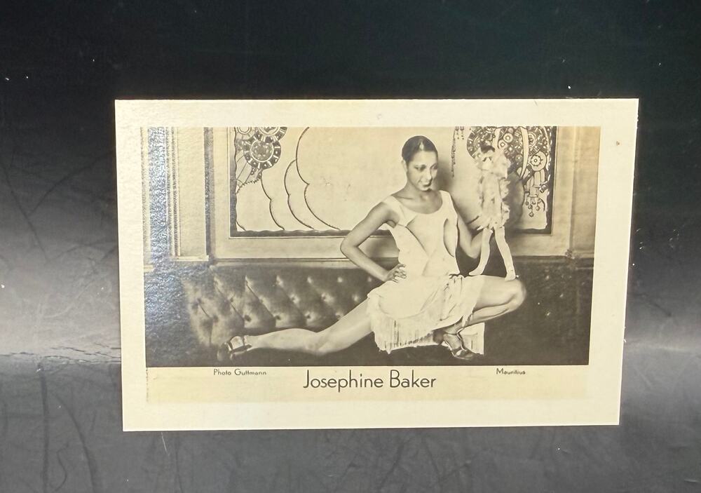Gorgeous German 1933 Orami Josephine Baker Card #134 Black Venus, Folies Bergere